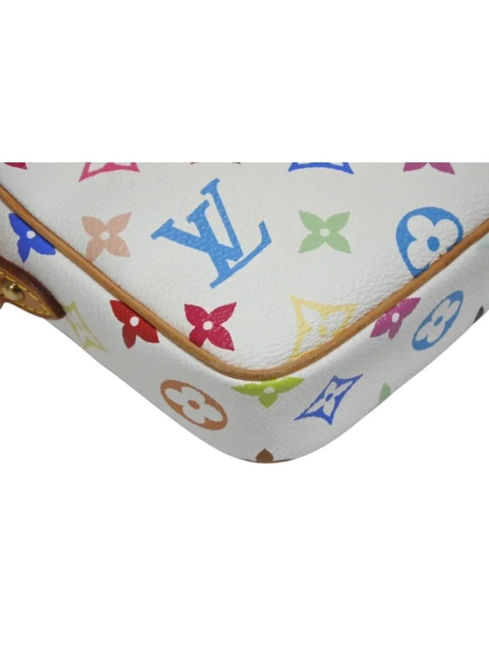 Louis Vuitton Shoulder Bag Lift Blanc Monogram Multicolor Gold